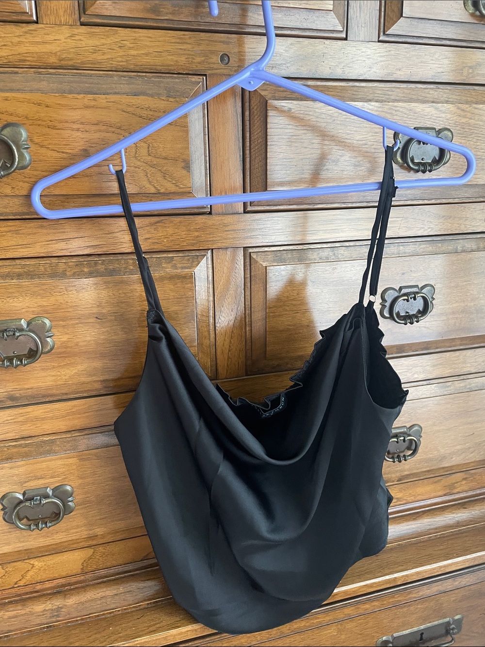 Cowl Neck dressy black top